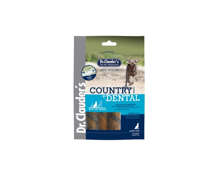 Dr.Clauder´s Country Dental Snack riba - Medium Breed